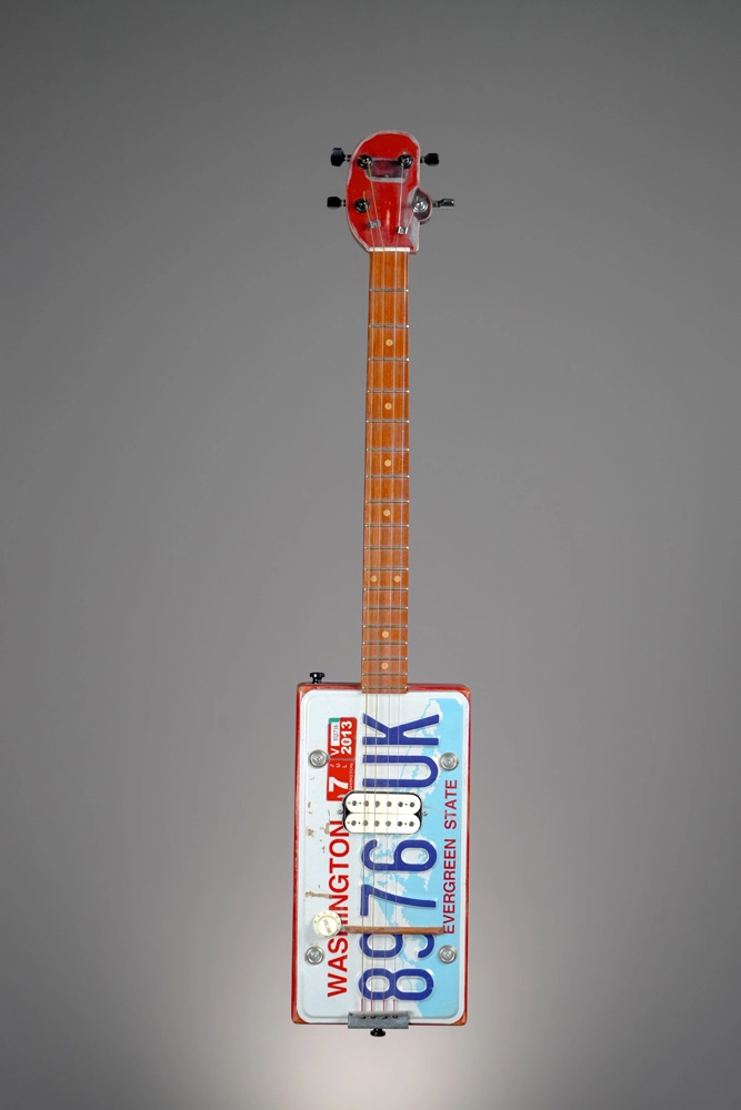 License Plate Guitar