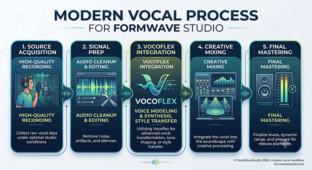 Vocal Workflow for Vocoflex and FormWaveStudio